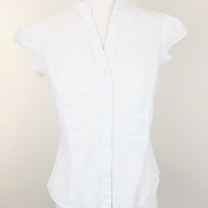Banana Republic short sleeve white shirt Sz: XS
